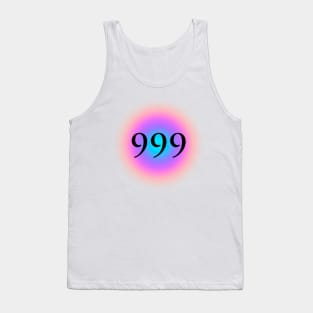 999 Angel Numbers Release Glowing Aura Tank Top